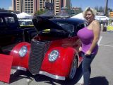 Re: Busty MILF at a car show