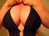 DDD big boobs huge tits booty ass strip in black