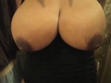 Huge ebony amateur tits