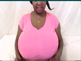 Cute black girl in pink - Bigger.wmv