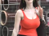 Candid Bouncing Boobs 141