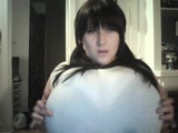 WhiskeyKisses playing with huge tits.
