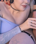 Hot Blonde Trans Girl Handjobs Another Big TS Wand